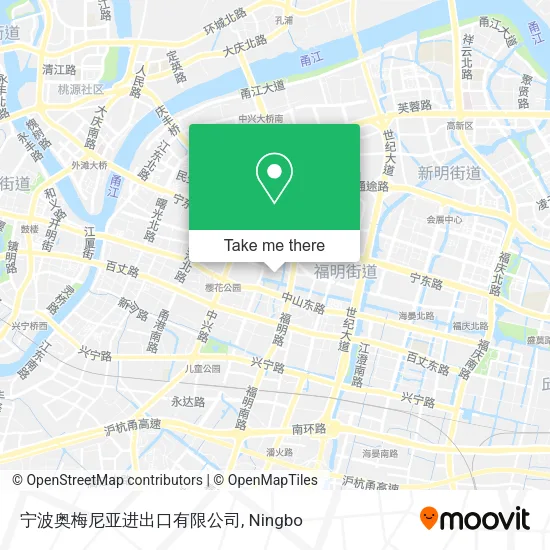 宁波奥梅尼亚进出口有限公司 map
