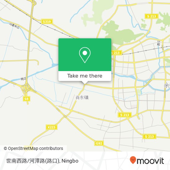 世南西路/河潭路(路口) map