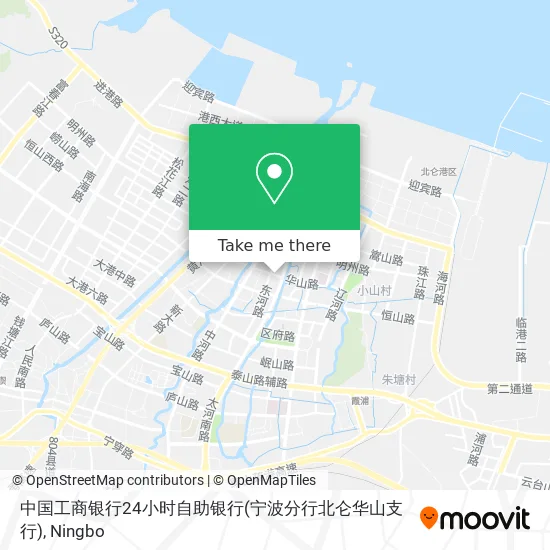 中国工商银行24小时自助银行(宁波分行北仑华山支行) map