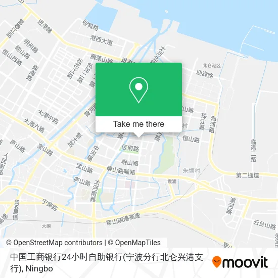 中国工商银行24小时自助银行(宁波分行北仑兴港支行) map