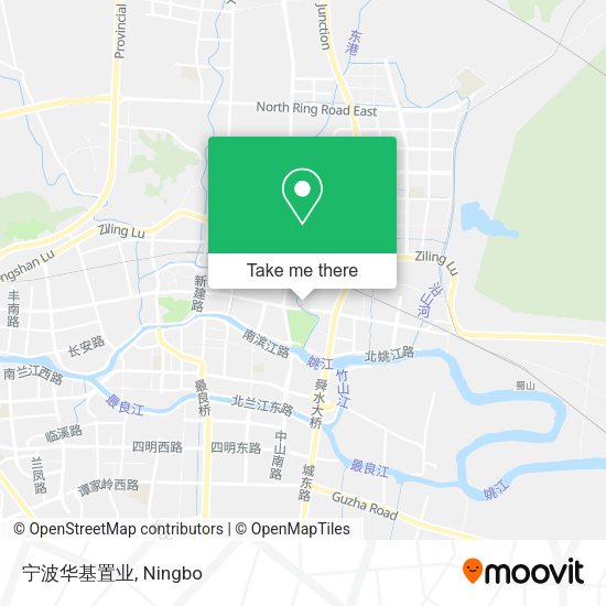 宁波华基置业 map