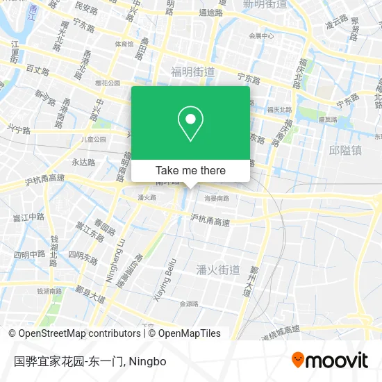 国骅宜家花园-东一门 map