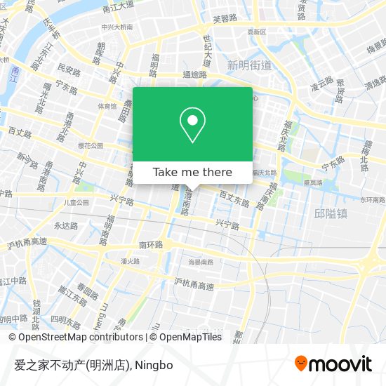 爱之家不动产(明洲店) map