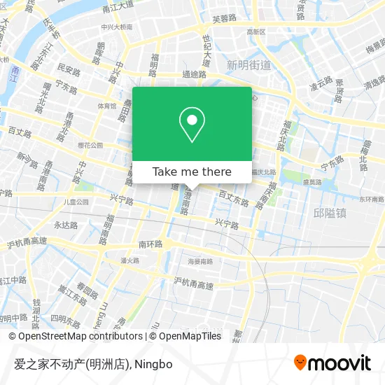 爱之家不动产(明洲店) map