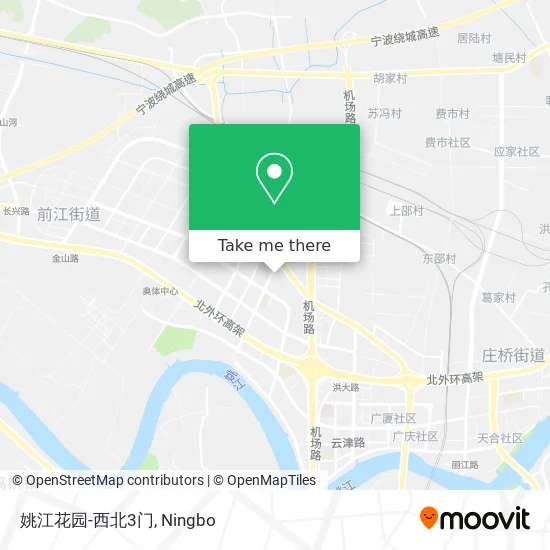 姚江花园-西北3门 map