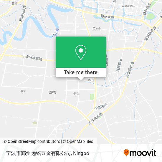 宁波市鄞州远铭五金有限公司 map