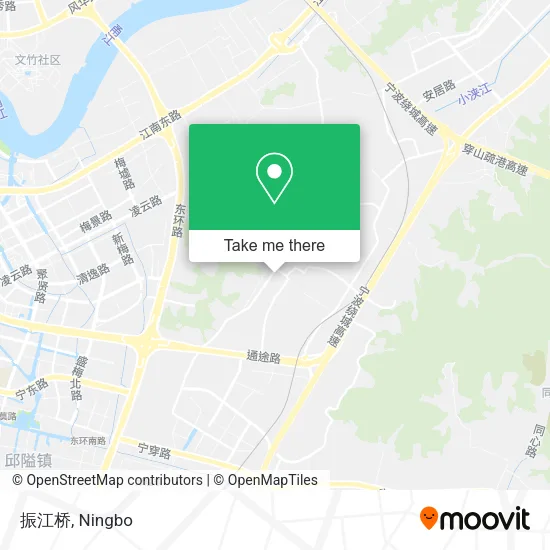 振江桥 map