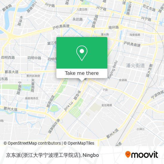 京东派(浙江大学宁波理工学院店) map