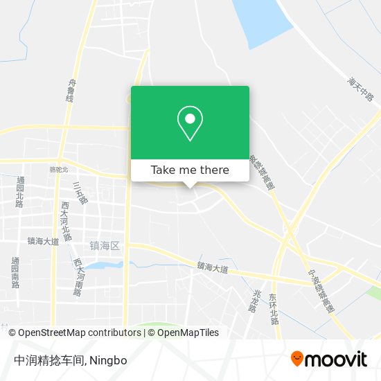 中润精捻车间 map