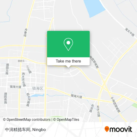 中润精捻车间 map