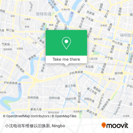 小沈电动车维修以旧换新 map