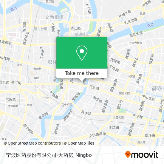 宁波医药股份有限公司-大药房 map