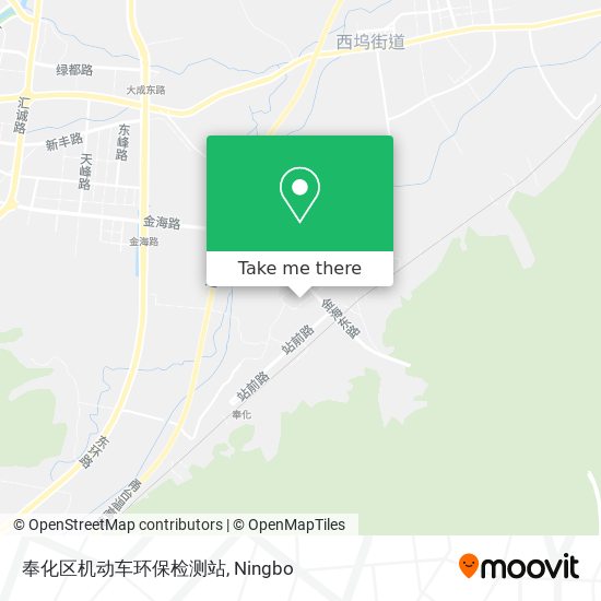 奉化区机动车环保检测站 map