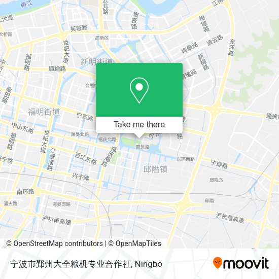 宁波市鄞州大全粮机专业合作社 map
