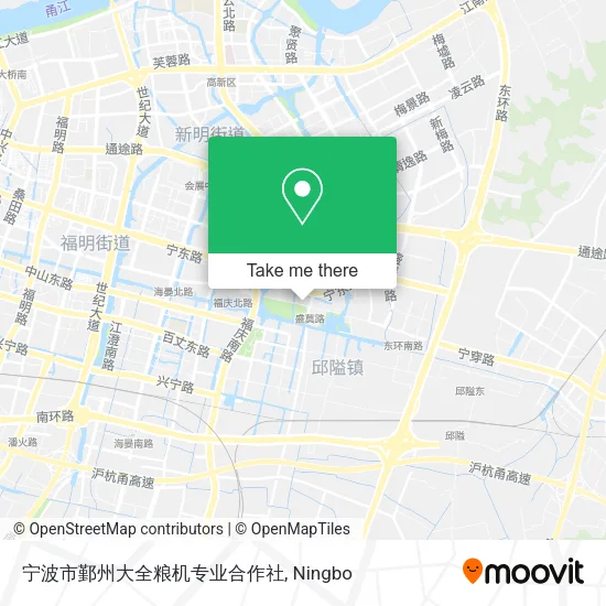 宁波市鄞州大全粮机专业合作社 map