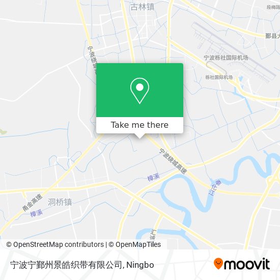 宁波宁鄞州景皓织带有限公司 map