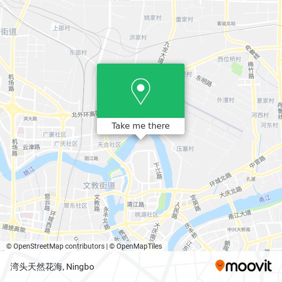 湾头天然花海 map