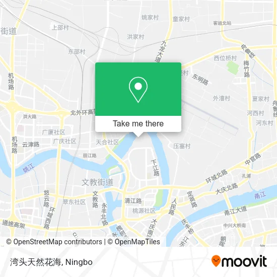 湾头天然花海 map