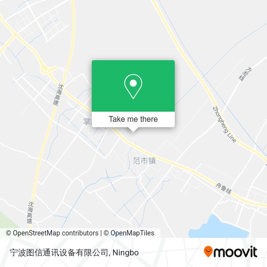 宁波图信通讯设备有限公司 map