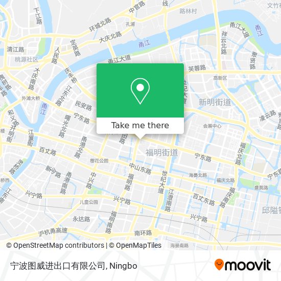 宁波图威进出口有限公司 map