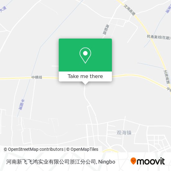 河南新飞飞鸿实业有限公司浙江分公司 map