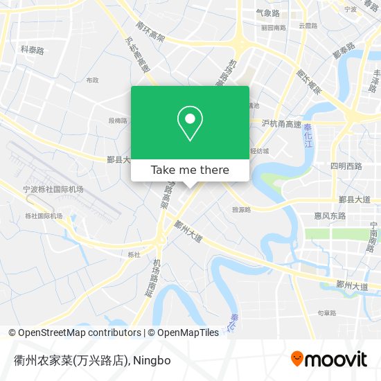 衢州农家菜(万兴路店) map