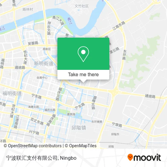 宁波联汇支付有限公司 map