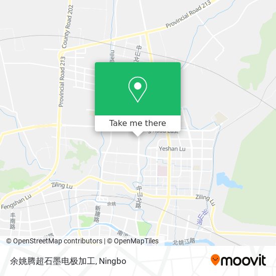 余姚腾超石墨电极加工 map