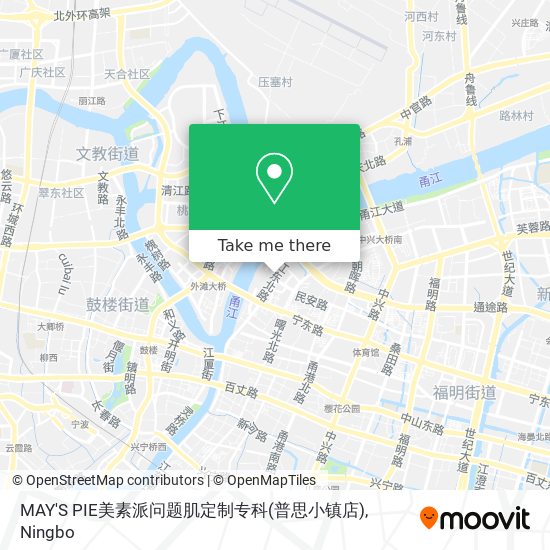 MAY'S PIE美素派问题肌定制专科(普思小镇店) map