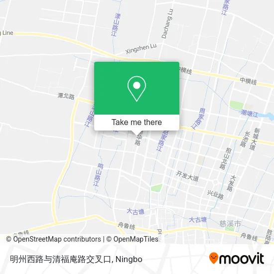 明州西路与清福庵路交叉口 map