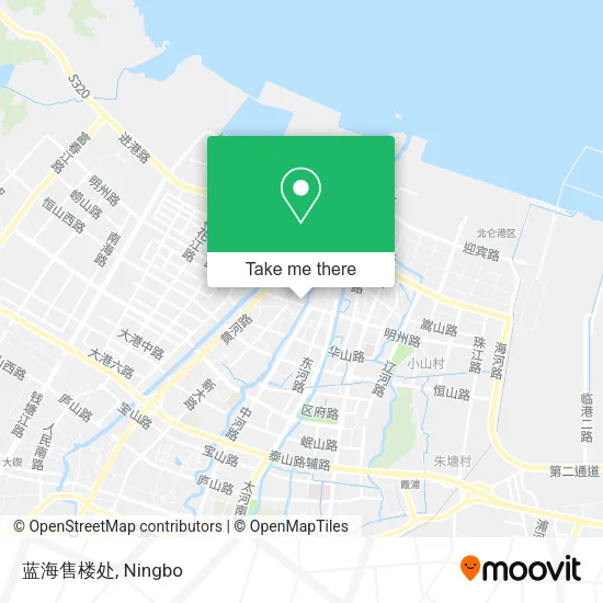 蓝海售楼处 map