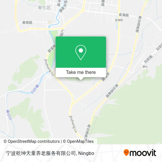 宁波乾坤天童养老服务有限公司 map