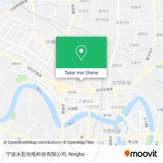 宁波永彩光电科技有限公司 map