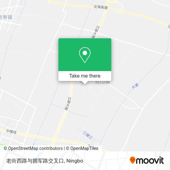 老街西路与拥军路交叉口 map