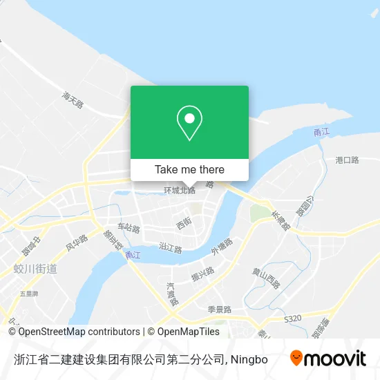 浙江省二建建设集团有限公司第二分公司 map