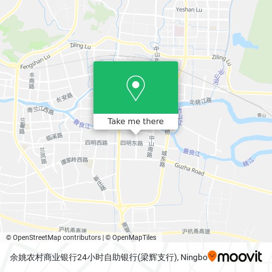 余姚农村商业银行24小时自助银行(梁辉支行) map