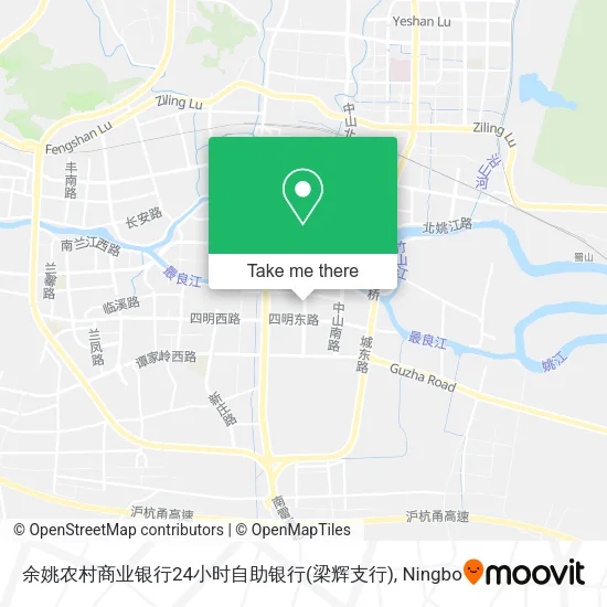 余姚农村商业银行24小时自助银行(梁辉支行) map