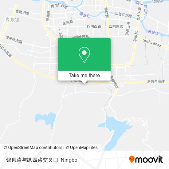 锦凤路与纵四路交叉口 map