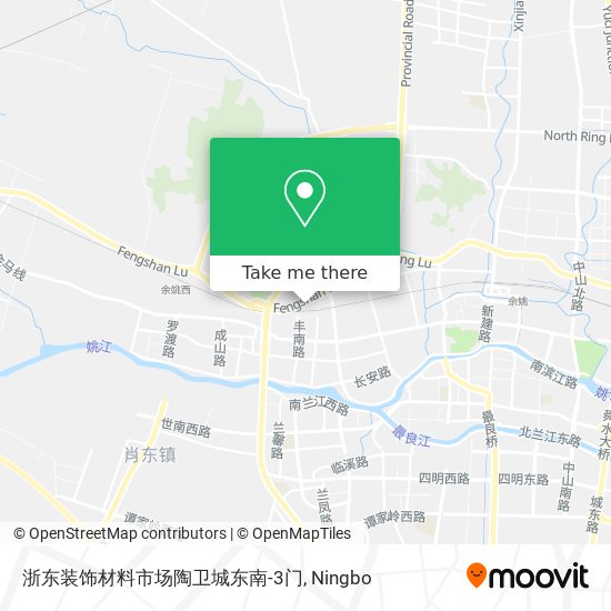 浙东装饰材料市场陶卫城东南-3门 map