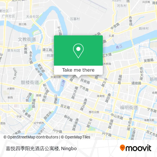 嘉悦四季阳光酒店公寓楼 map