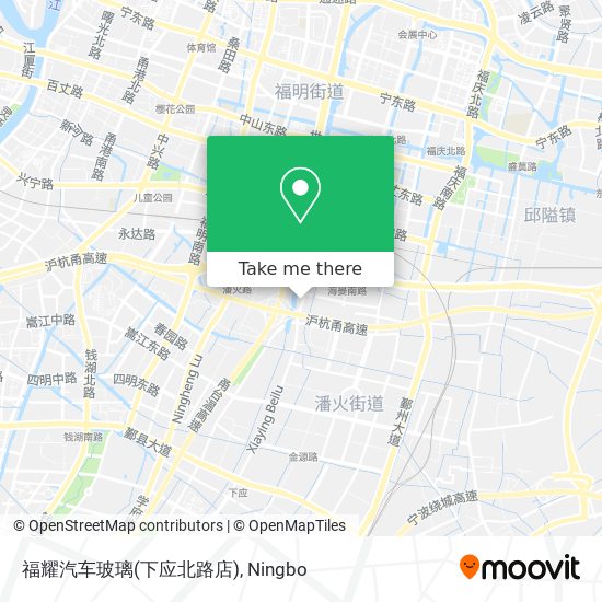 福耀汽车玻璃(下应北路店) map
