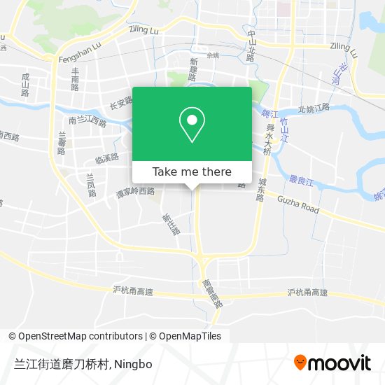 兰江街道磨刀桥村 map
