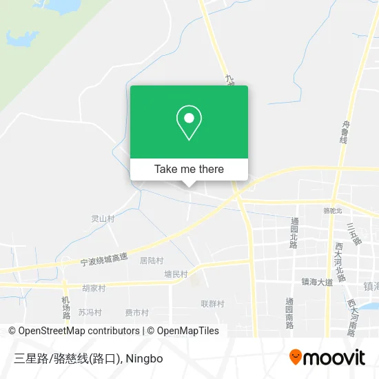 三星路/骆慈线(路口) map