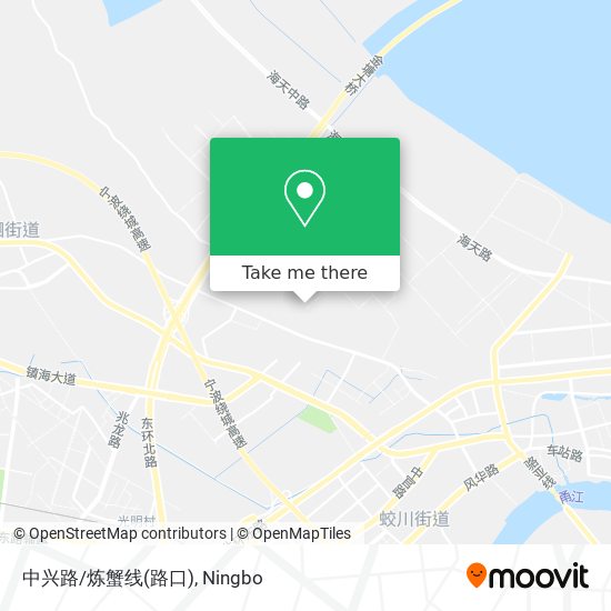 中兴路/炼蟹线(路口) map