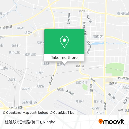 杜姚线/汇锦路(路口) map