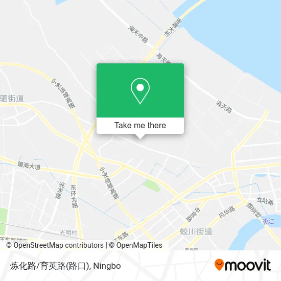 炼化路/育英路(路口) map