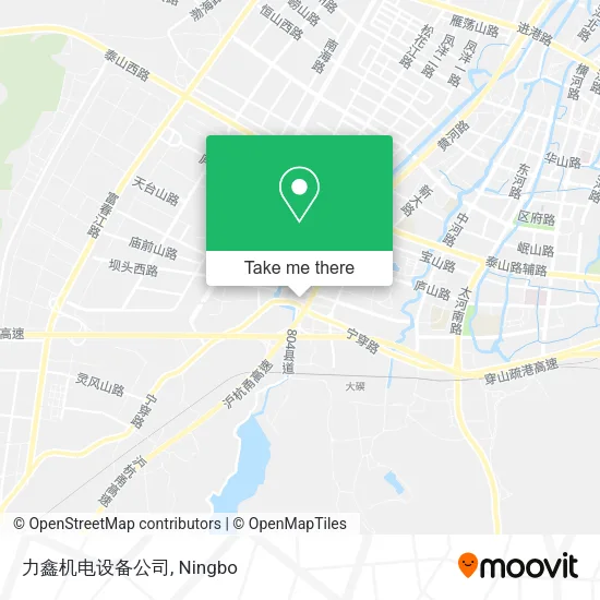 力鑫机电设备公司 map