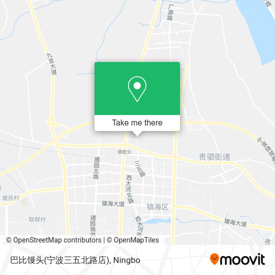 巴比馒头(宁波三五北路店) map