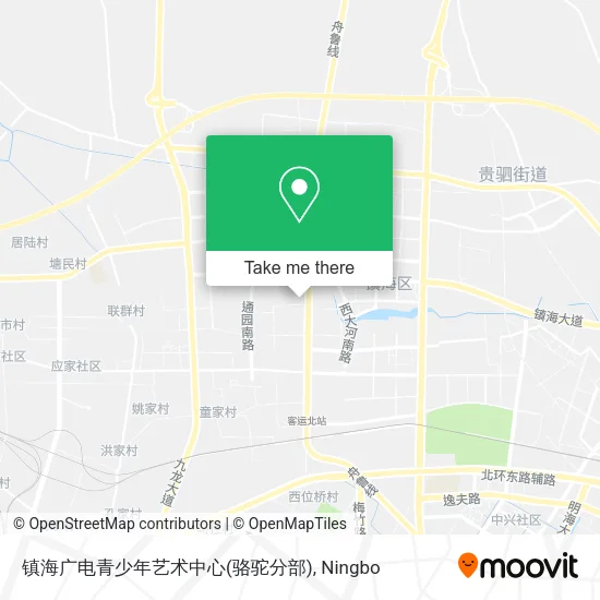 镇海广电青少年艺术中心(骆驼分部) map