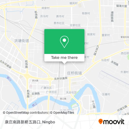康庄南路新桥五路口 map